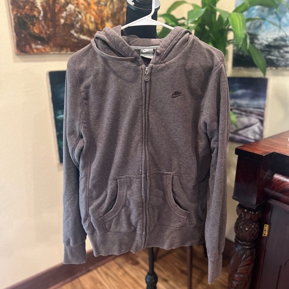 Nike Other - NIKE zip up hoodie size large in GUC